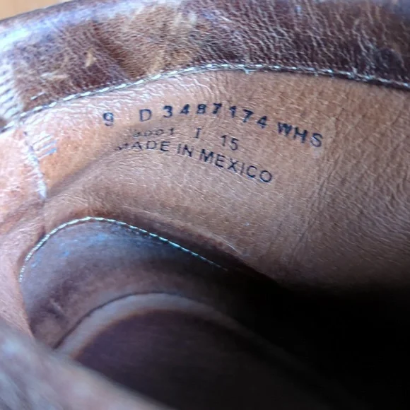 FRYE Mens Boots size 9 HARDLY USED - Picture 6 of 8